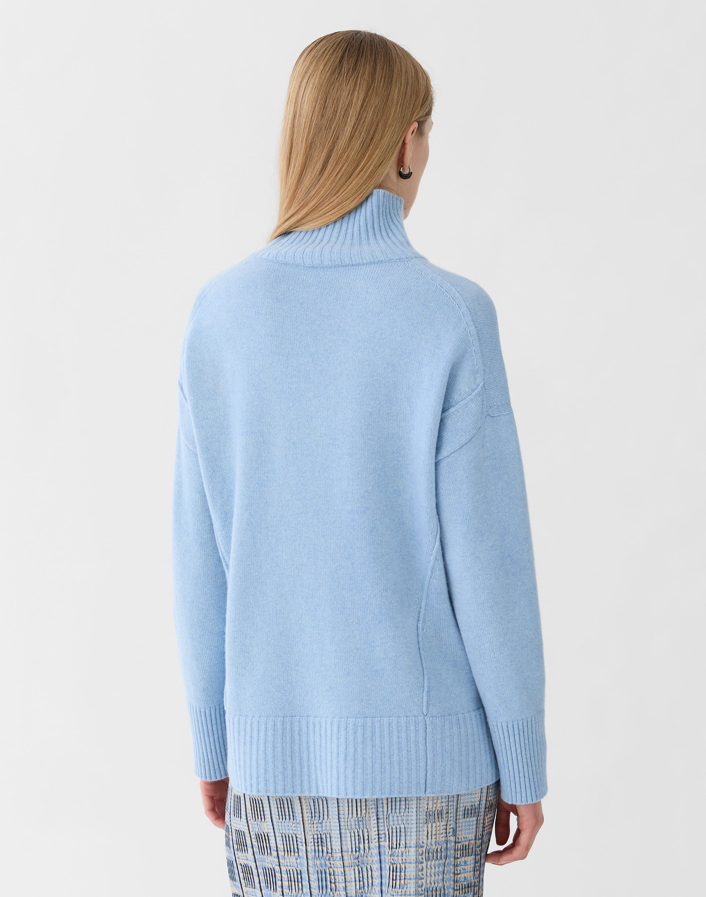 Cashmere Stand Collar Sweater