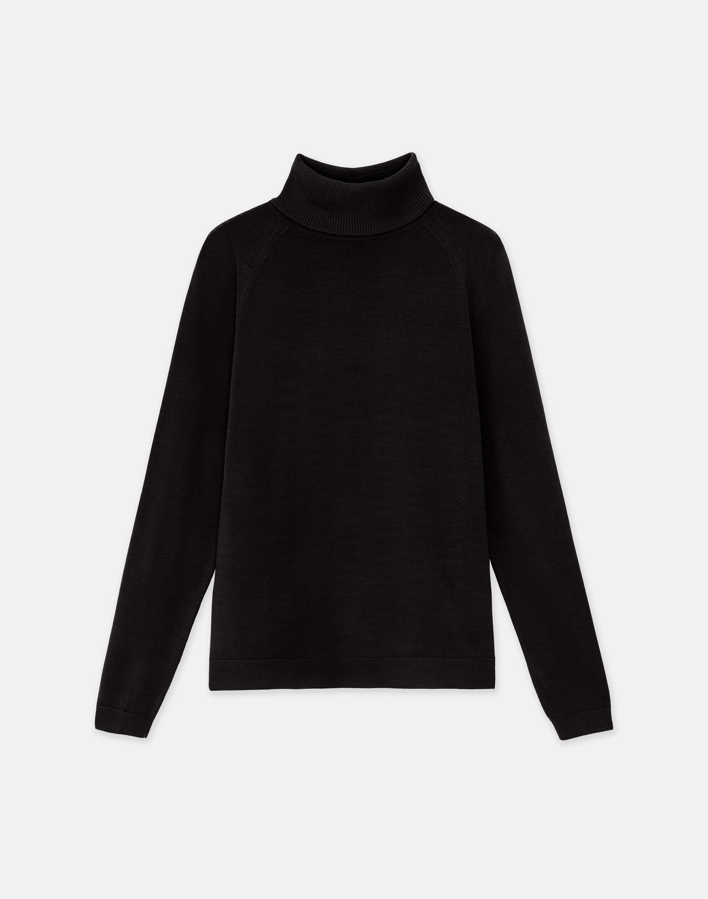 Plus-Size Responsible Matte Crepe Turtleneck Sweater