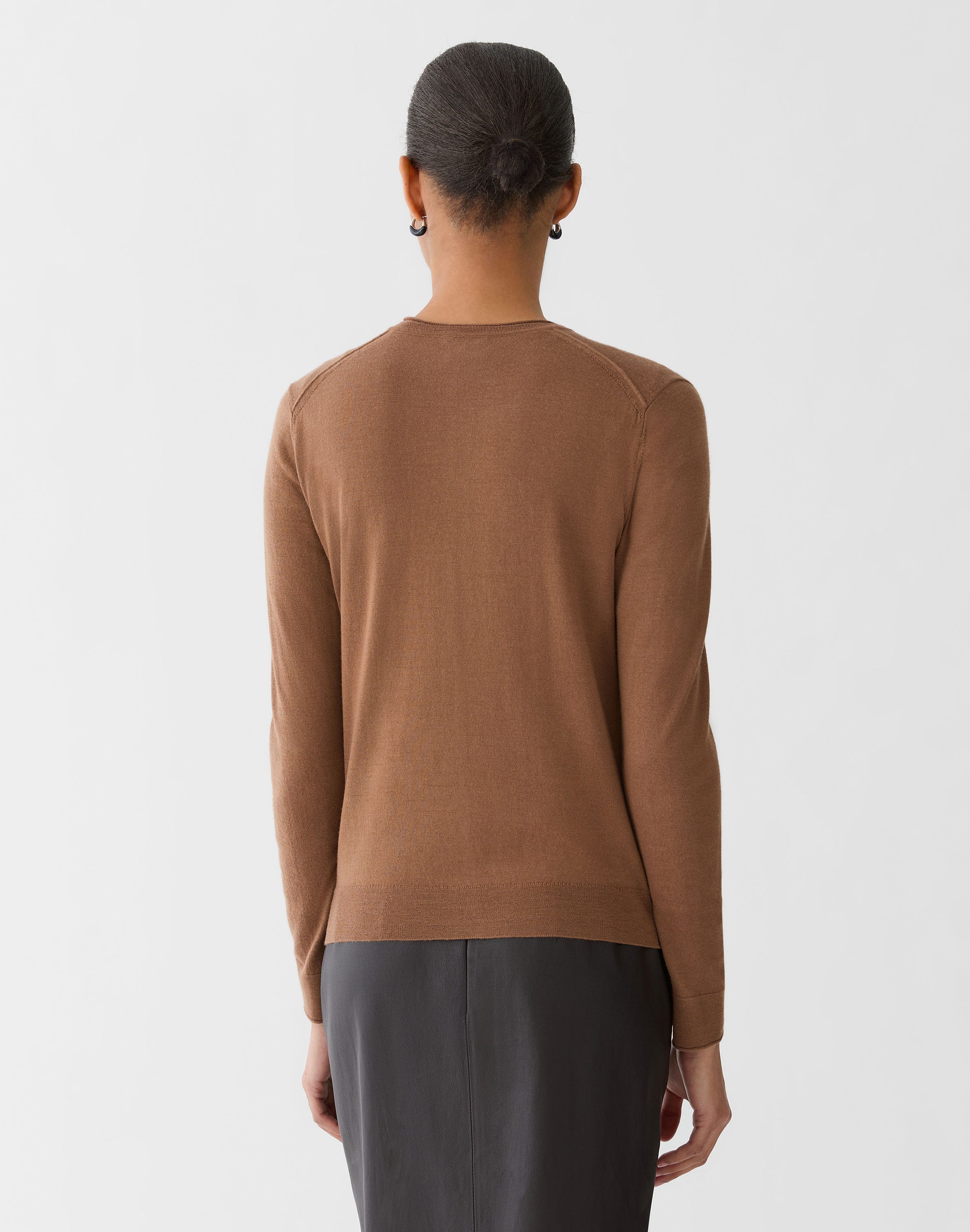 Petite Fine Gauge Cashmere Cardigan