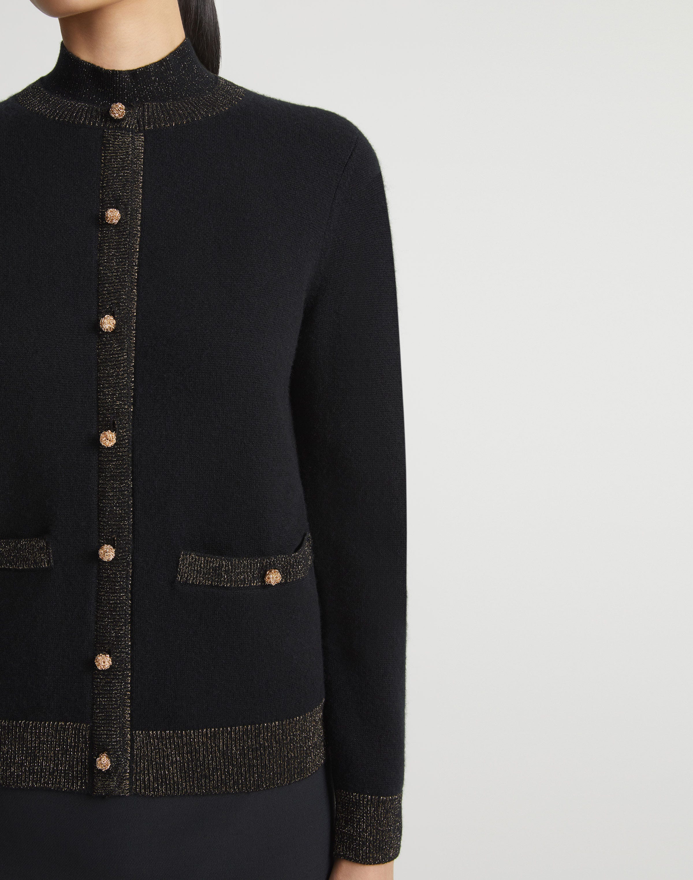 Petite Cashmere Pocket Cardigan