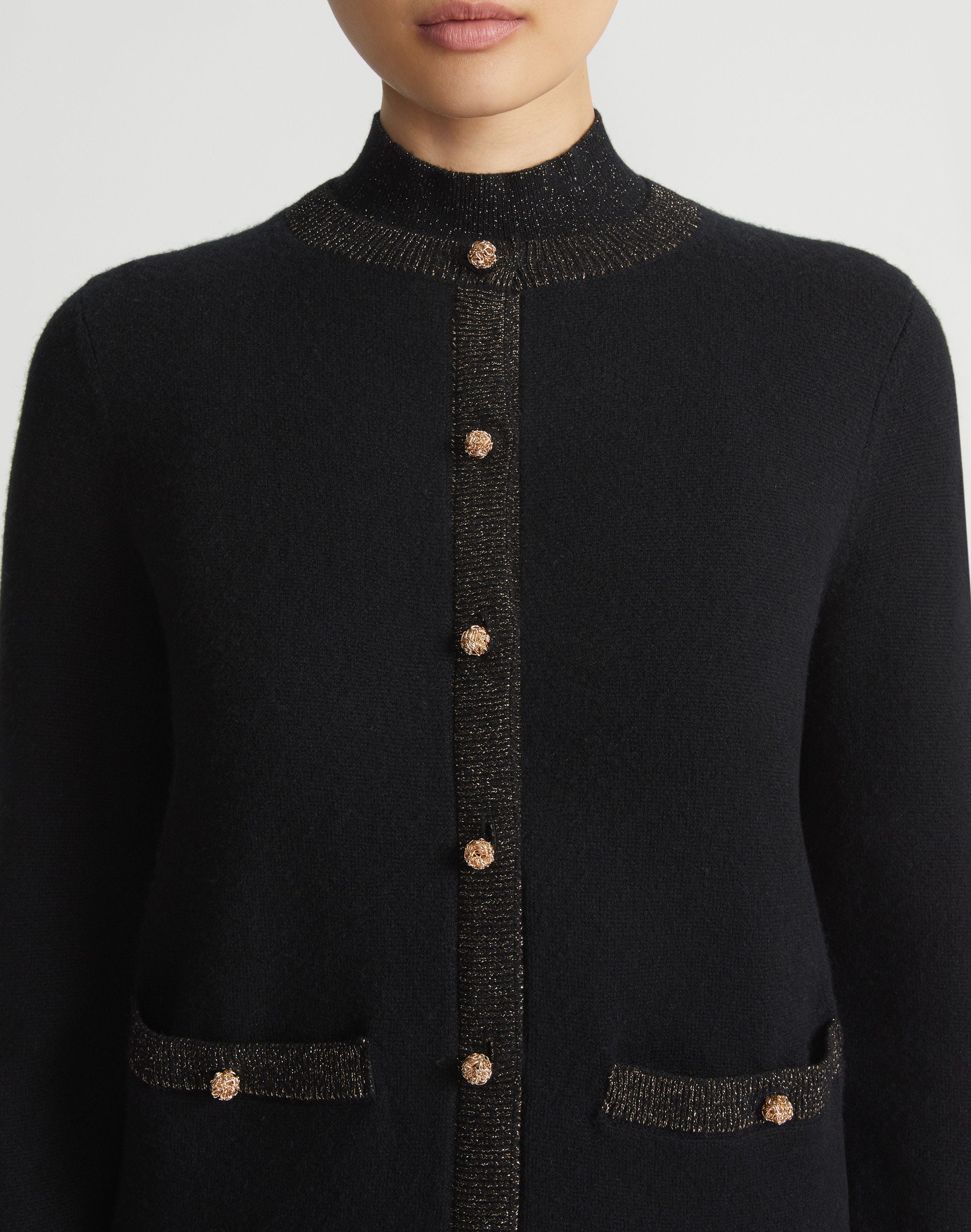 Petite Cashmere Pocket Cardigan