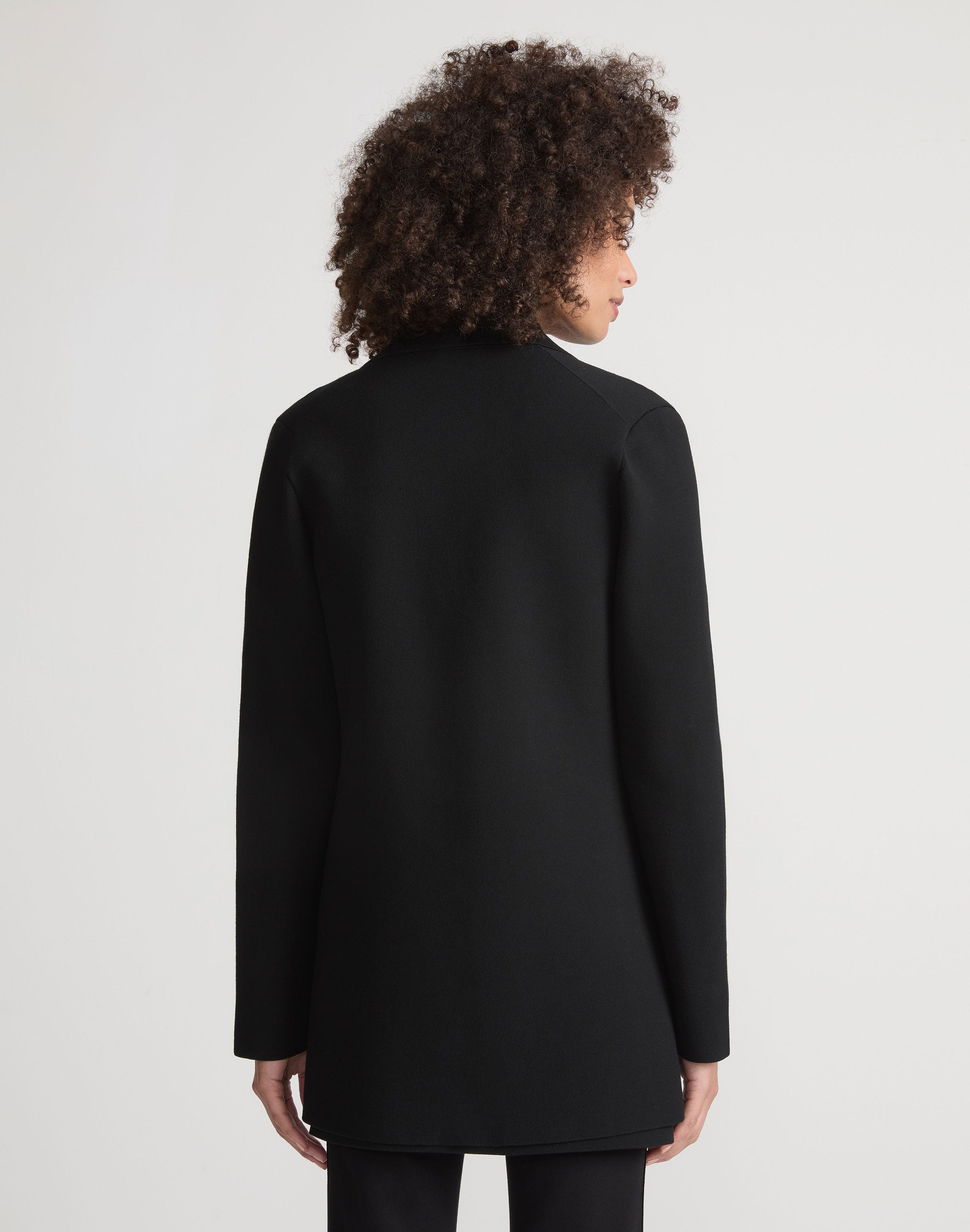 Petite Responsible Matte Crepe Knit Blazer