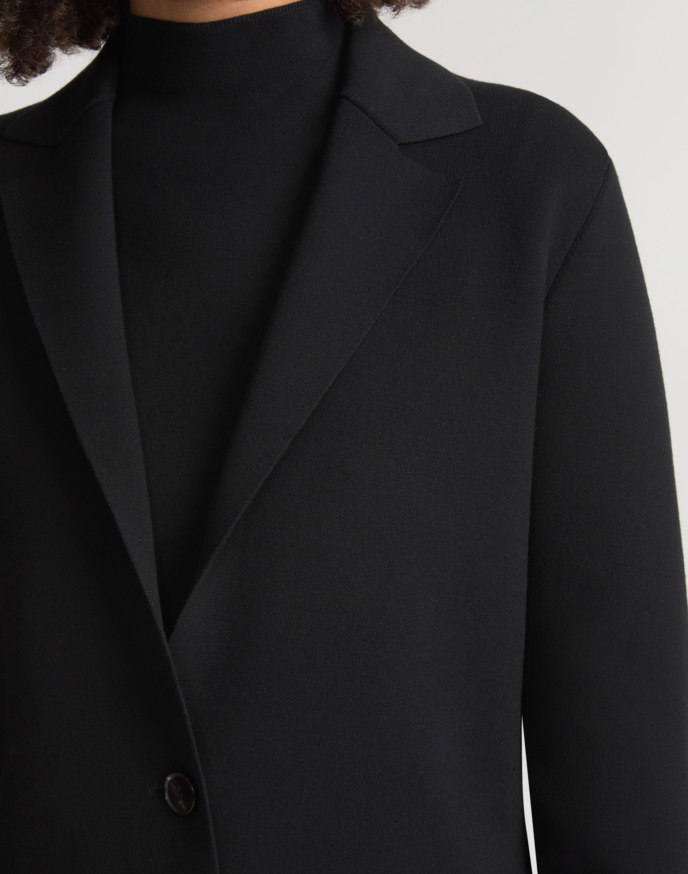 Petite Responsible Matte Crepe Knit Blazer
