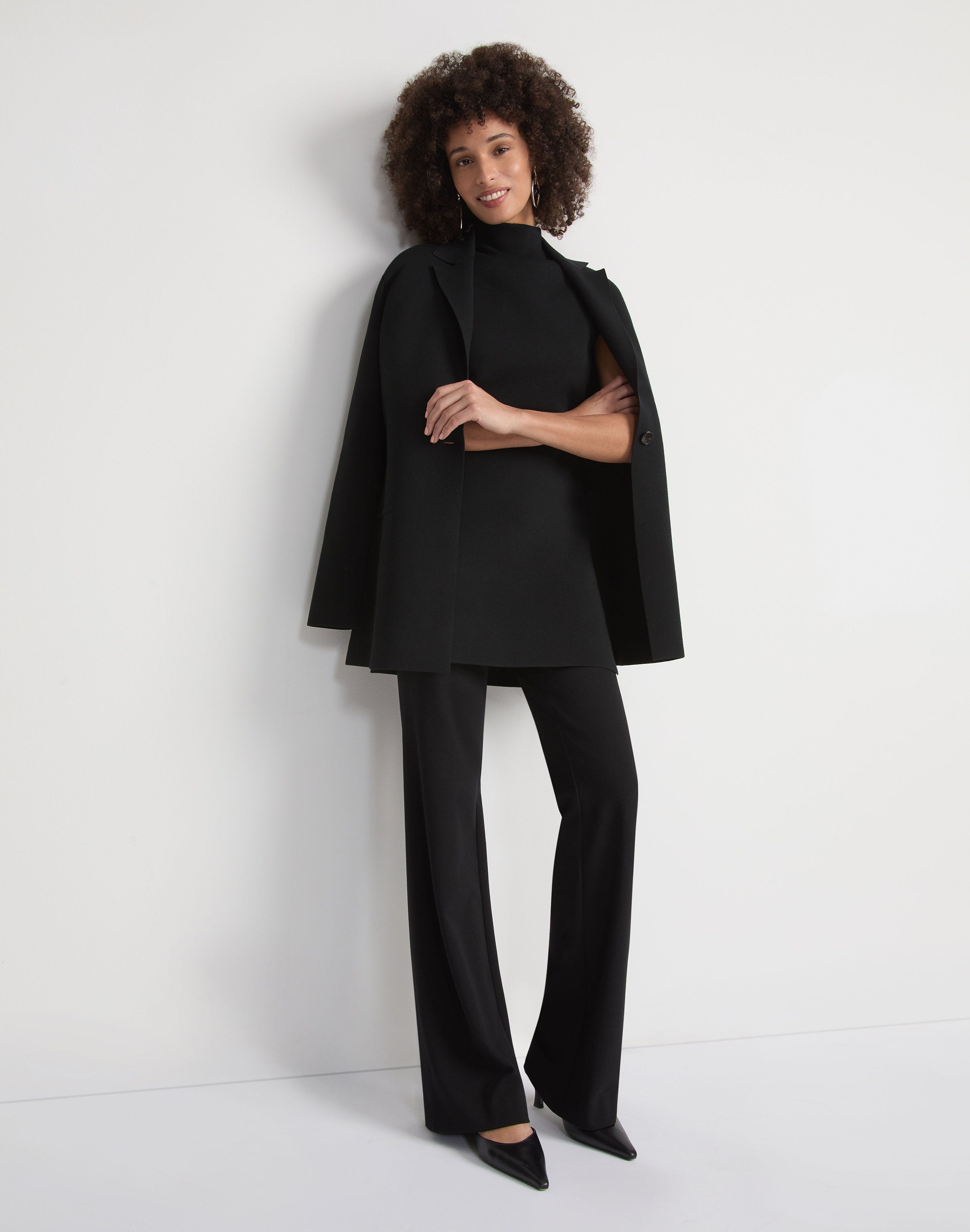 Petite Responsible Matte Crepe Knit Blazer
