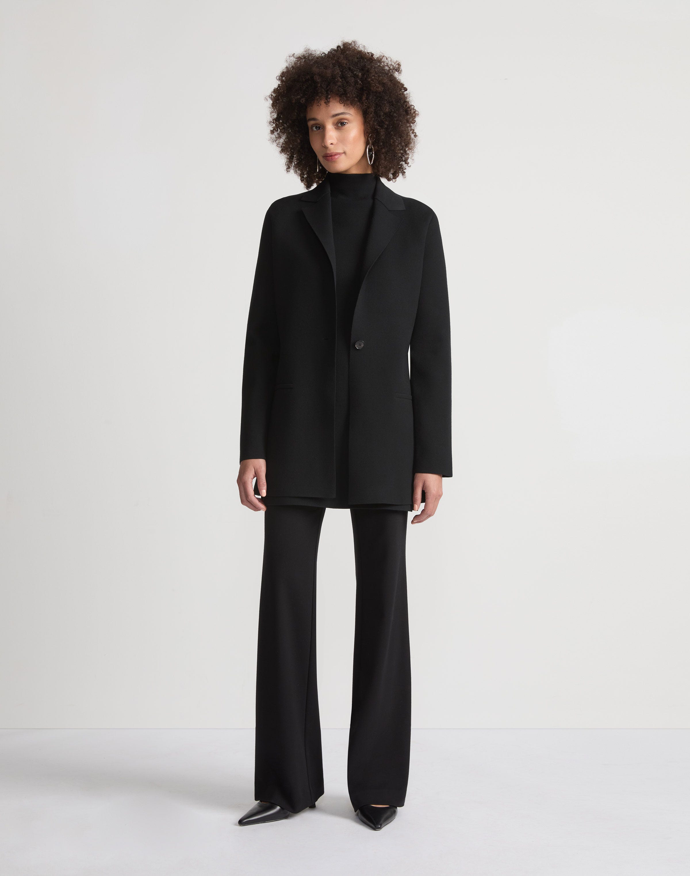 Petite Responsible Matte Crepe Knit Blazer