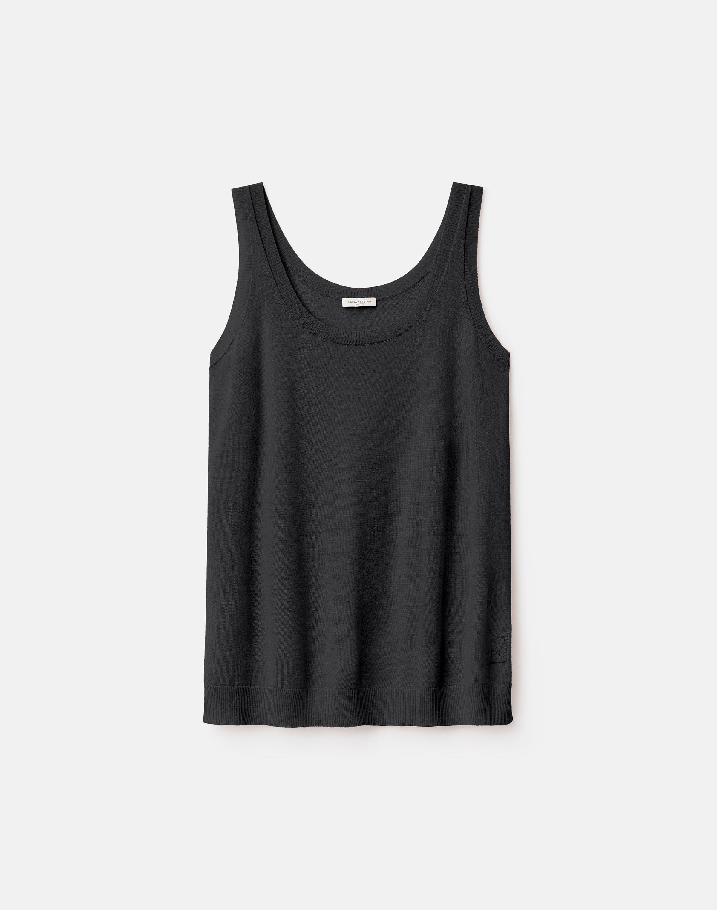 Plus-Size Superfine Merino Wool Sweater Tank