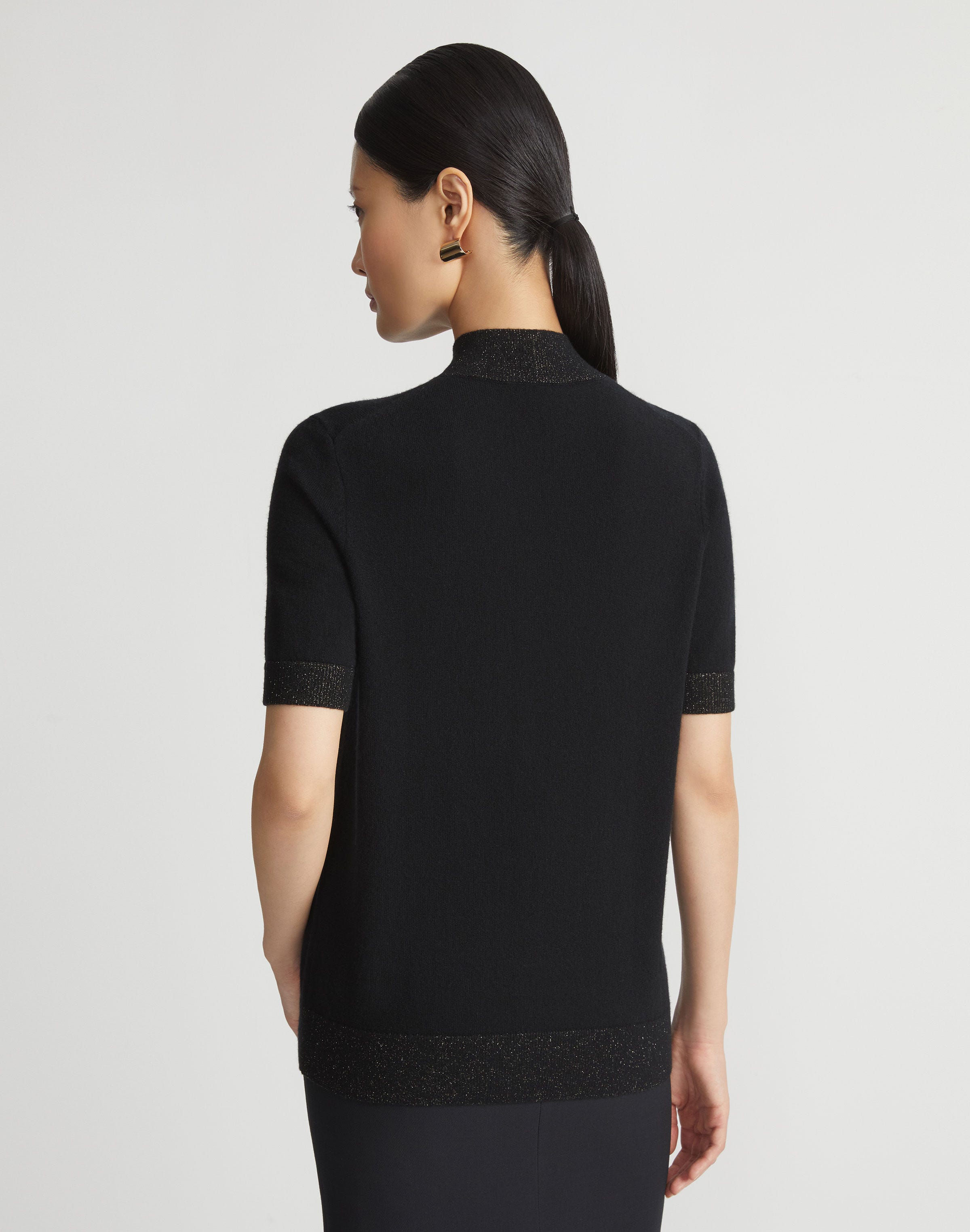 Plus-Size Cashmere Mockneck Sweater