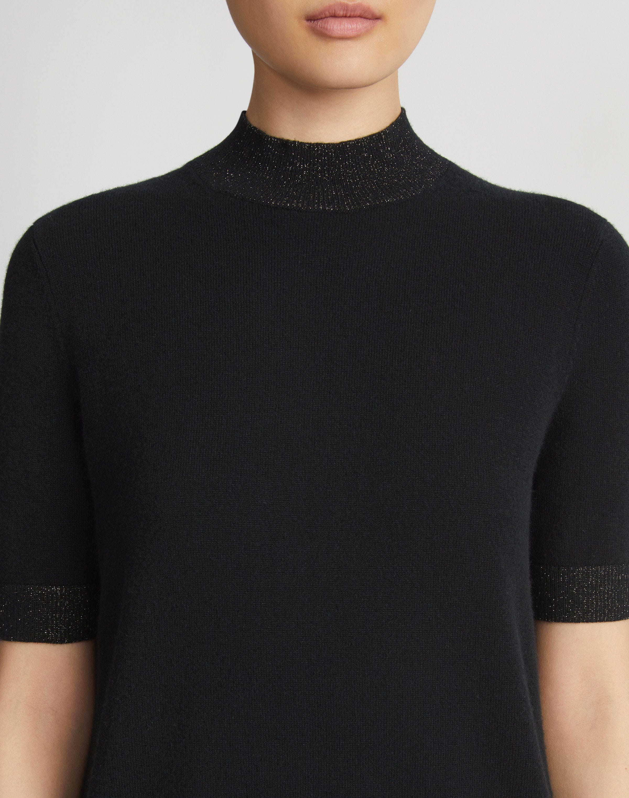 Plus-Size Cashmere Mockneck Sweater