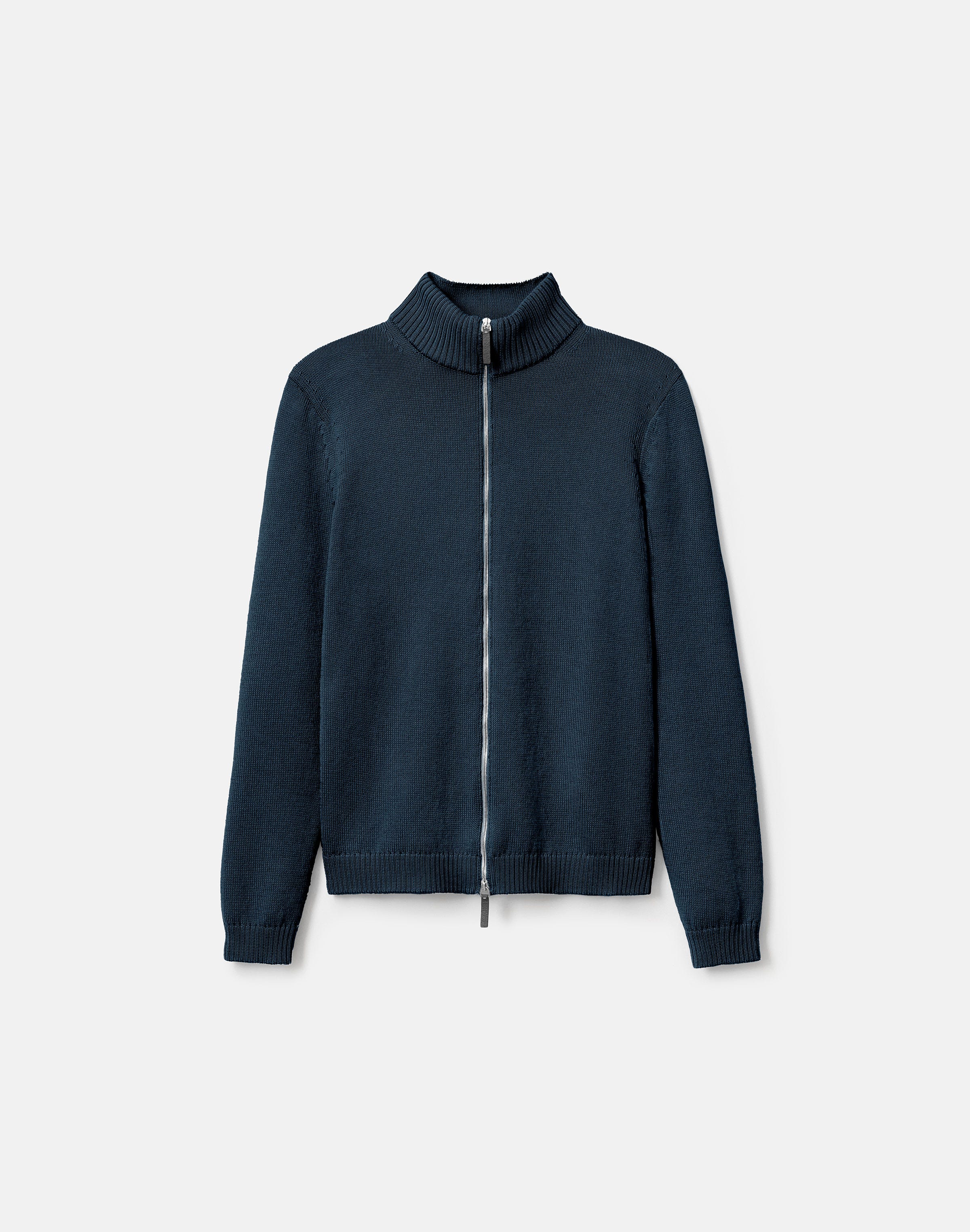 Cotton-Silk Bomber Cardigan